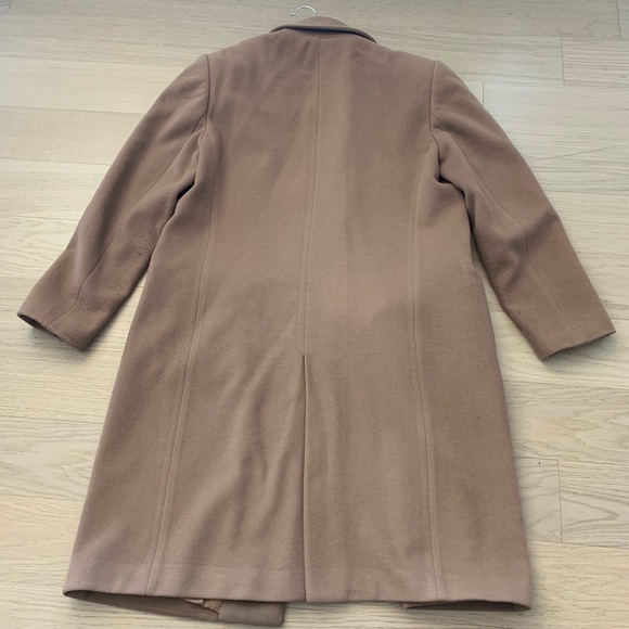 Burberry Cashmere/Wool Blend Coat- Sz 6 - Picture 3 of 5